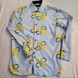 HAMMER MADE Button Down Dress Shirt.
Size 42/16.5. Made in Italy.